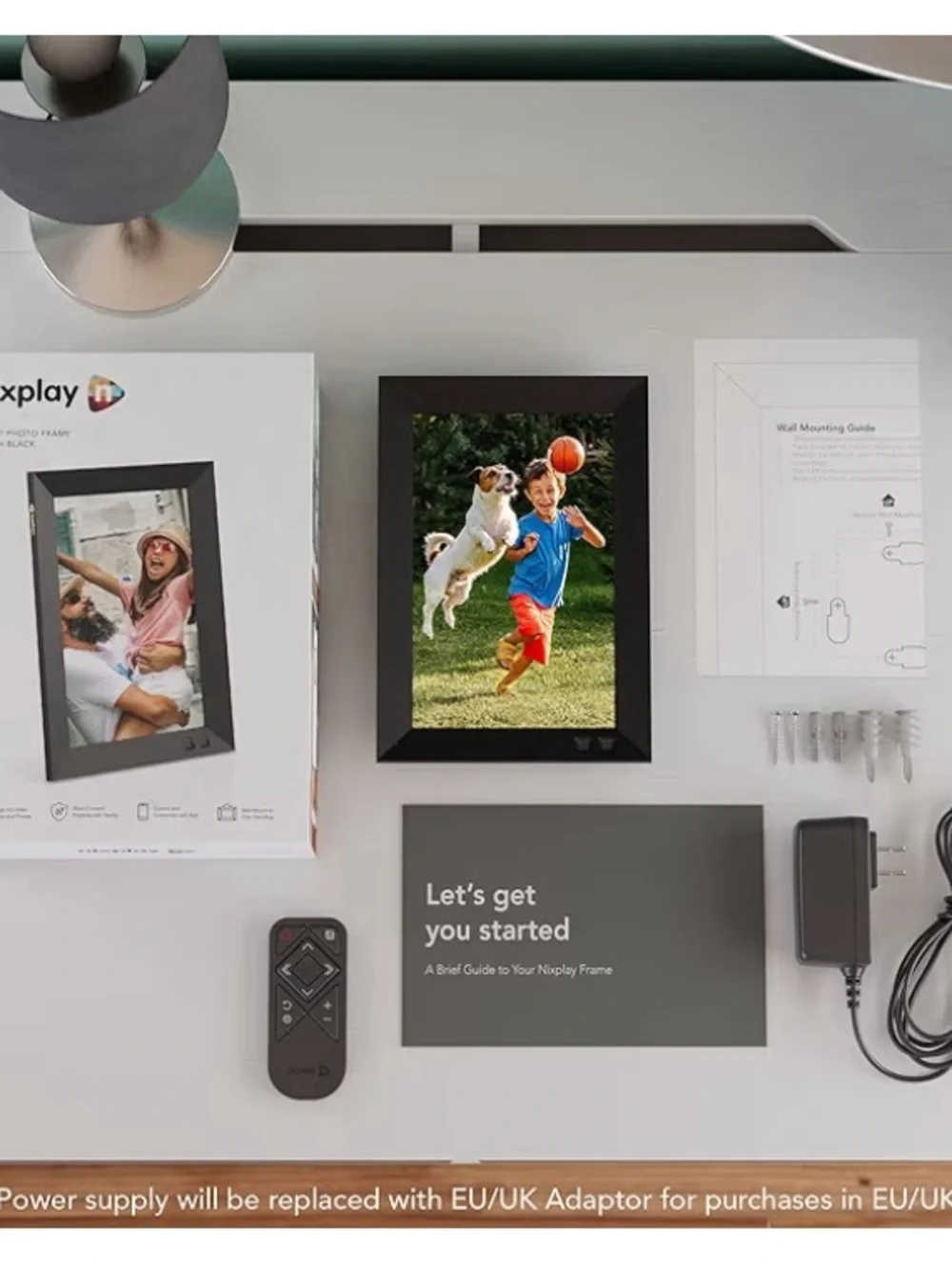 8-Inch Smart Digital Picture Frame - Black